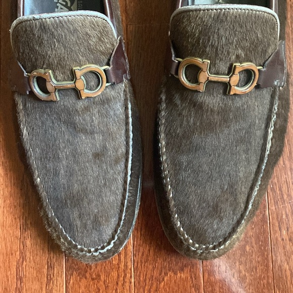 Salvatore Ferragamo Horse Hair Loafers - Picture 7 of 13